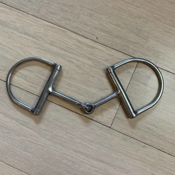 N/A Other - 5" D-Ring No Pinch Snaffle Riding Bit